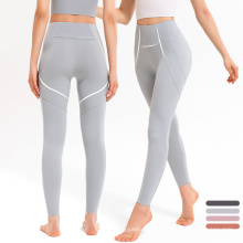 New Design Yoga Workout Leggings Calças de cintura alta leggins sin cuja